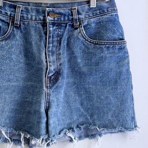 Vintage Bill Blass Denim Shorts Women's 10 Cut Off